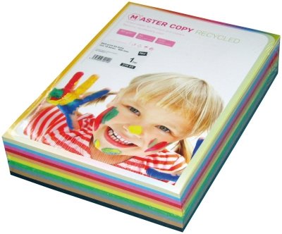 Master copy recycled a4, 80g, 500 listů, mix barev