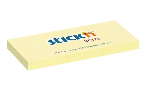 samolepic bloek  Stickn by Hopax  38x51mm, 3x100 lstk