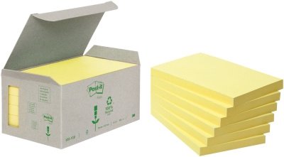 3M 655-1B 76x127mm, 6x100 lístků recy žlutý Ešv