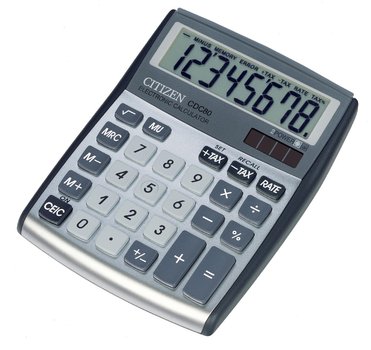 stolní kalkulačka CITIZEN  CDC-80 stříbrná