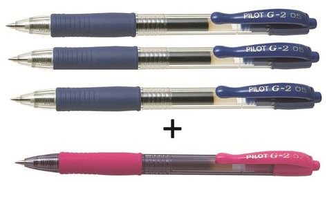 gelov roller G2 Pilot blistr 1+1 ZDARMA