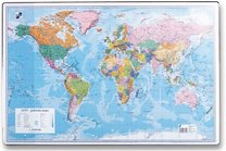 podložka na psaní A2 mapa světa
