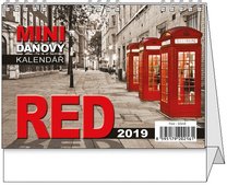 Stolní kalendář - Red - mini daňový