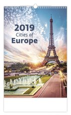 Nástěnný kalendář- Cities of Europe