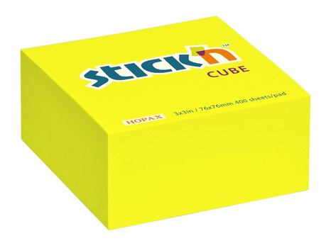 samolepic kostka Stickn by Hopax pastel 76x76mm, 400 lstk