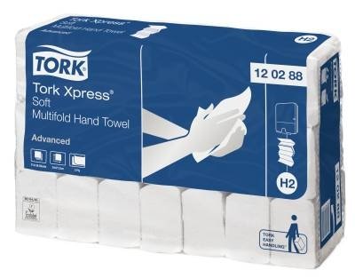 paprov runky Tork Xpress Multifold 120288/H2 2-vrstv bl jemn/2856ks