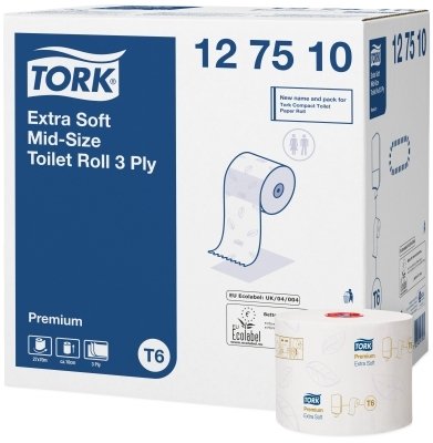 toaletn papr extra jemn 3-vrstv Tork Mid-size 127510/T6/27 rol