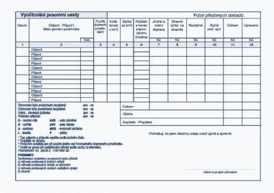 cestovn pkaz A5 .500, 100 list