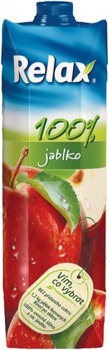 Relax jablko 100% 1l, 12ks