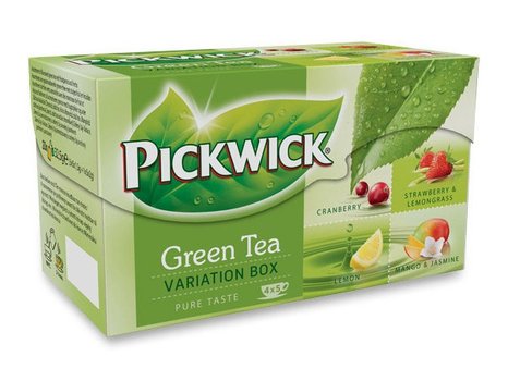 aj Pickwick Zelen variace s ovocem, 20x2g