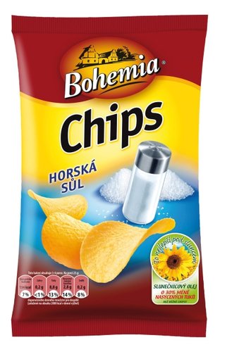 brambůrky Bohemia Chips sůl 90g