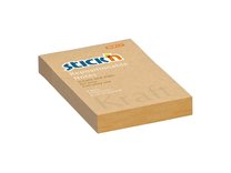 samolepicí bloček Kraft Stick´n by Hopax 76x51mm, 100 lístků