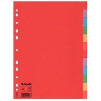 rozlišovač Eco karton  A4 12 barev