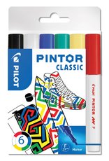 popisova Pilot Pintor Classic F, sada 6ks