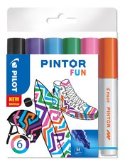 popisova Pilot Pintor Fun M, sada 6ks