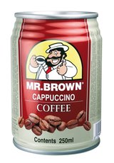 Mr. Brown cappuccino 0,25l plech, 24ks